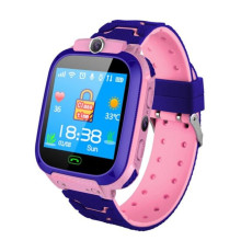 Дитячий смарт-годинник Kids SM Q12B LBS+IP67 Pink