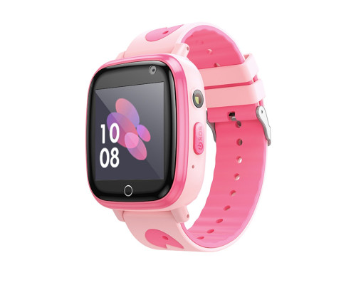Дитячий cмарт-годинник Hoco Y100 children watch with call function Pink (6942007625647)