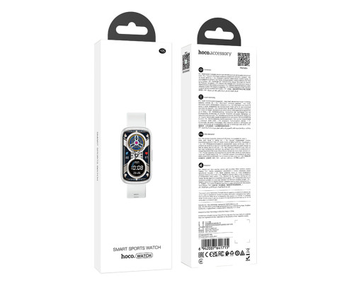 Смарт-годинник HOCO Y25 Smart sports watch Silver (6942007641715)