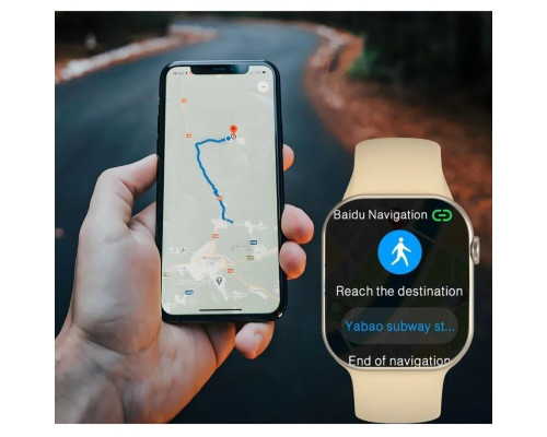 Смарт-годинник W&O X10 Amoled+IP67 Gold (WOX10GO)