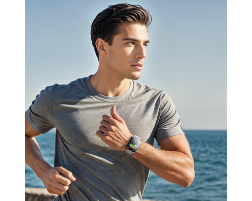 Смарт-годинник HOCO Y28 AMOLED Smart sports watch (call version) Silver (6942007648486)