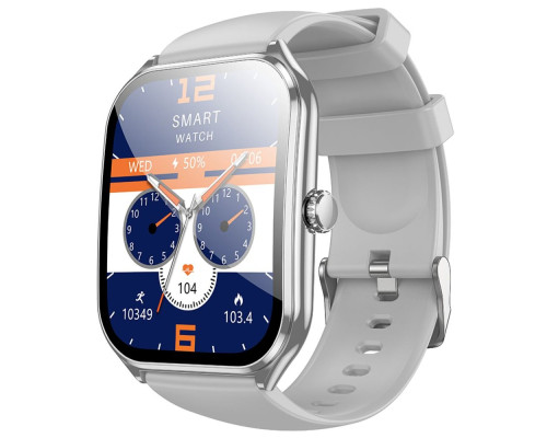 Смарт-годинник HOCO Y28 AMOLED Smart sports watch (call version) Silver (6942007648486)