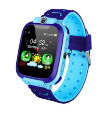 Дитячий смарт-годинник Kids SM Q12B LBS+IP67 Blue (Q12BBlue)