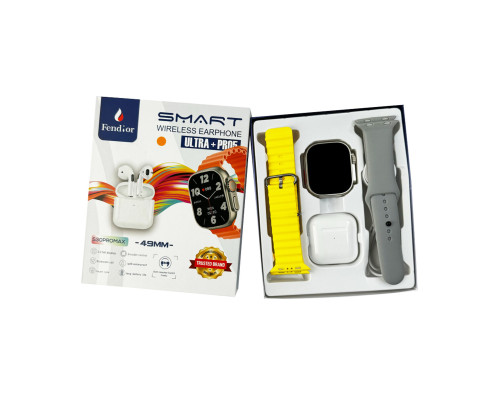 Смарт-годинник Fendior S30 Pro Max+TWS Yellow (FendiorS30PYellow)