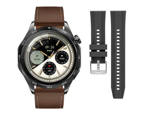 Смарт-годинник HOCO Y21 AMOLED Smart sports watch(call version) Metal gray (6942007624077)