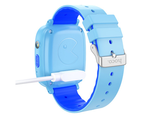 Дитячий cмарт-годинник Hoco Y100 children watch with call function Blue (6942007625630)