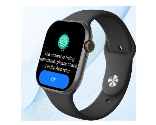 Смарт-годинник W&O X10 Amoled+IP67 Black (WOX10BL)