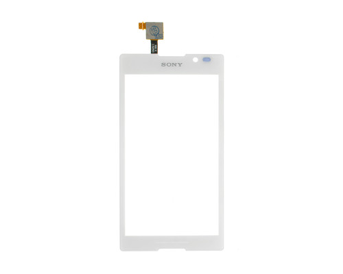 Тачскрін для Sony C2305 S39h Xperia C, white, оригінал NBB-72287