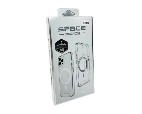 Чохол для смартфона Space Magnetic for Apple iPhone 16 Pro Max Transparent