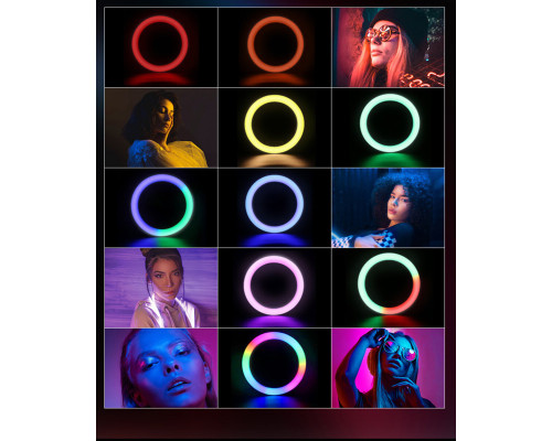 Кільцева лампа NNHQ-10 RGB (30см) (NNHQ10RGB)