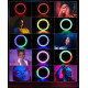 Кільцева лампа NNHQ-10 RGB (30см) (NNHQ10RGB)