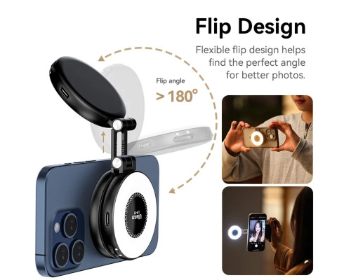 Відеосвітло Ulanzi LM19 Magsafe Fill Light Black (L049GBB1 LM19) (L049GBB1)