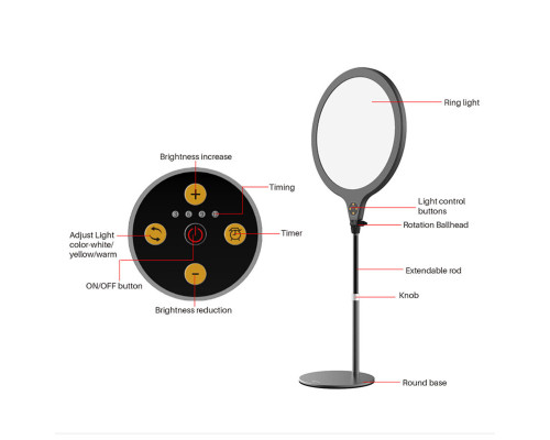 Відеосвітло Ulanzi Vijim Desktop Live Light (UV-2324 K1) (UV-2324)