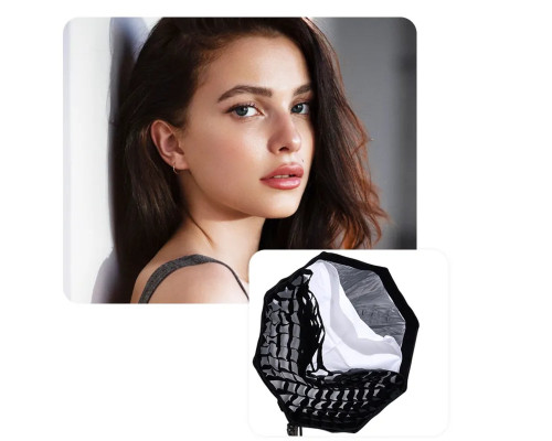 Відеосвітло Ulanzi Vijim 60cm Octagonal Softbox with Mini Bowens Mount and Grid (L068 LAS002) (UV-L068)