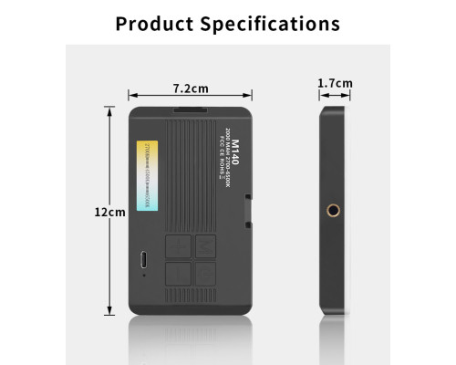 Відеосвітло No Brand (NN) M140SS (NNM140SS)