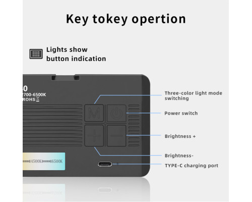 Відеосвітло No Brand (NN) M140SS (NNM140SS)