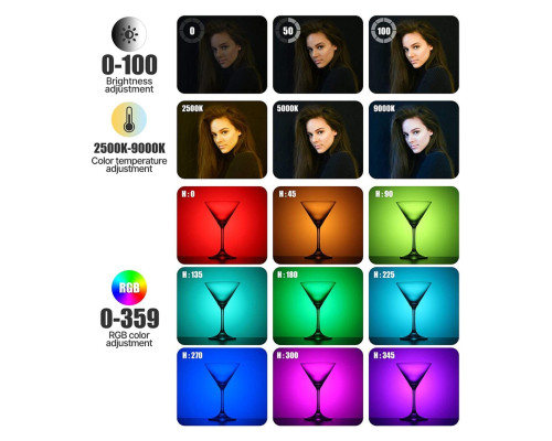 Відеосвітло Ulanzi Vijim light Black (UV-2495 VL120RGB) (UV-2495)