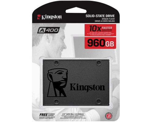 SSD Kingston SSDNow A400 960GB 2.5" SATAIII 3D NAND (SA400S37/960G)