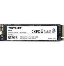 SSD M.2 Patriot P300 512GB NVMe 2280 PCIe 3.0x4 3D NAND TLC (P300P512GM28)