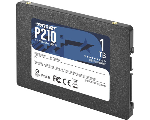 SSD Patriot P210 1TB 2.5" 7mm SATAIII 3D QLC (P210S1TB25)