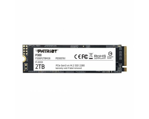 SSD M.2 Patriot P300 2TB NVMe 2280 PCIe 3.0x4 3D NAND TLC (P300P2TBM28)