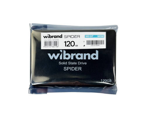 SSD Wibrand Spider 120GB 2.5" 7mm SATAIII Bulk (WI2.5SSD/SP120GB)