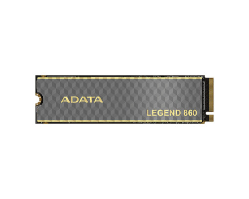 Накопичувач SSD M.2 ADATA LEGEND 860 500 GB 2280 PCIe Gen 4x4 3D NAND Read/Write: 5000/3000 MB/sec (SLEG-860-500GCS)
