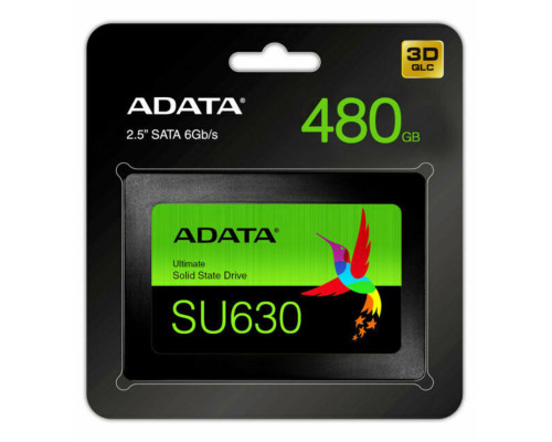 SSD ADATA Ultimate SU630 480GB 2.5" SATA III 3D QLC (ASU630SS-480GQ-R)