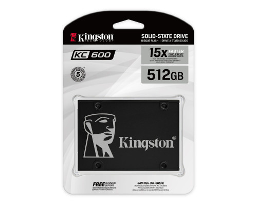 SSD Kingston KC600 512GB 2.5" SATAIII (SKC600/512G)