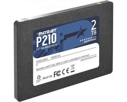 SSD Patriot P210 2TB 2.5" 7mm SATAIII 3D QLC (P210S2TB25)