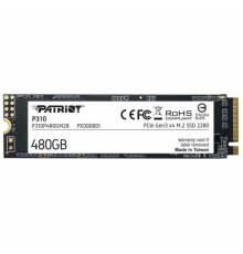 SSD M.2 Patriot P310 480GB NVMe 2280 PCIe 3.0x4 3D NAND TLC (P310P480GM28)