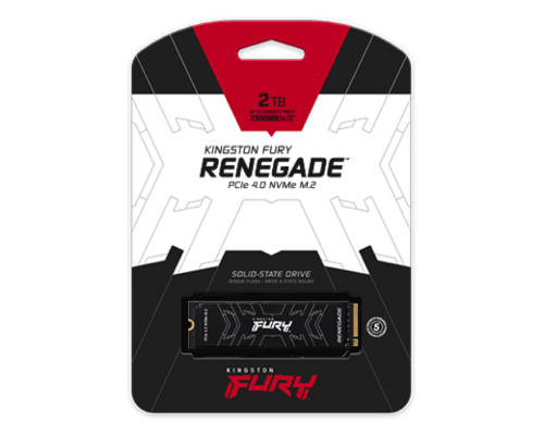 Накопичувач SSD M.2 Kingston FURY Renegade 2TB 2280 NVMe PCIe Gen 4.0 x4 3D TLC NAND (SFYRD/2000G)