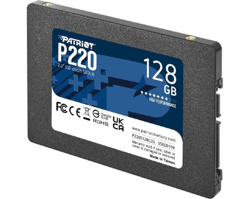 SSD Patriot P220 128GB 2.5" 7mm SATAIII (P220S128G25)