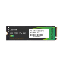 Накопичувач SSD M.2 Apacer AS2280F4L 1TB 2280 PCIe 5.0x4 NVMe 3D Nand Read/Write: 10400/8600 MB/sec (AP1TBAS2280F4L-1)