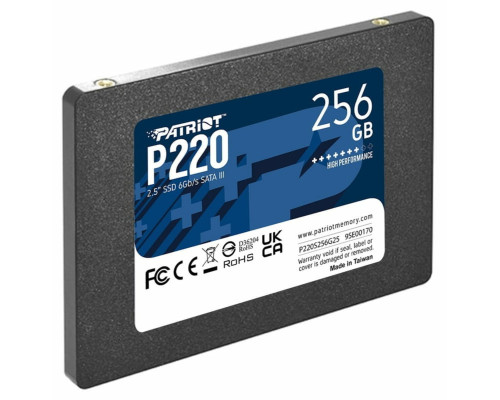 SSD Patriot P220 256GB 2.5" 7mm SATAIII (P220S256G25)