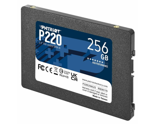 SSD Patriot P220 256GB 2.5" 7mm SATAIII (P220S256G25)