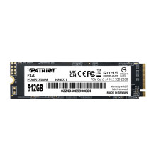 SSD M.2 Patriot P320 512GB NVMe 2280 Gen3.0 x4 3D TLC (P320P512GM28)