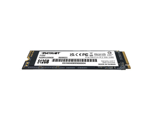 SSD M.2 Patriot P320 512GB NVMe 2280 Gen3.0 x4 3D TLC (P320P512GM28)