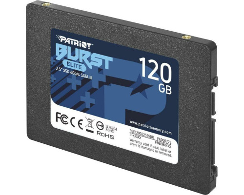 SSD Patriot Burst Elite 120GB 2.5" 7mm SATAIII TLC 3D (PBE120GS25SSDR)