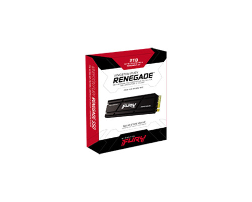 SSD M.2 Kingston FURY Renegade with Heatsink 2TB 2280 NVMe PCIe Gen 4.0 x4 3D TLC NAND (SFYRDK/2000G)