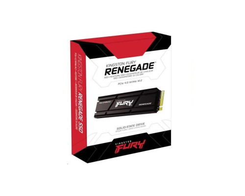 SSD M.2 Kingston FURY Renegade with Heatsink 500GB 2280 NVMe PCIe Gen 4.0 x4 3D TLC NAND (SFYRSK/500G)