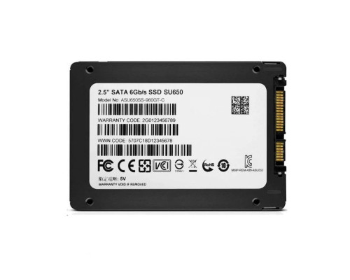 SSD ADATA Ultimate SU650 960GB 2.5" SATA III 3D TLC (ASU650SS-960GT-R)