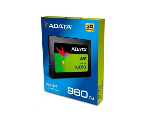 SSD ADATA Ultimate SU650 960GB 2.5" SATA III 3D TLC (ASU650SS-960GT-R)