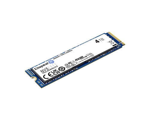 Накопичувач SSD M.2 Kingston NV3 4000GB NVMe 2280 PCIe 4.0 x4 3D NAND (SNV3S/4000G)