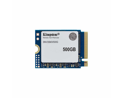 Накопичувач SSD M.2 Kingston NV3 500GB NVMe 2230 PCIe 4.0 x4 3D NAND (SNV3SM3/500G)
