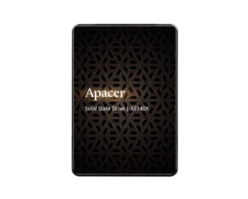 SSD Apacer AS340X 240GB 2.5" 7mm SATAIII 3D NAND Read/Write: 550/520 MB/sec (AP240GAS340XC-1)