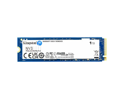 SSD M.2 Kingston NV3 1000GB NVMe 2280 PCIe 4.0 x4 3D NAND (SNV3S/1000G)