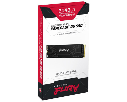 Накопичувач SSD M.2 Kingston FURY Renegade G5 2TB 2280 NVMe PCIe Gen 5.0 x4 3D TLC (SFYR2S/2T0)