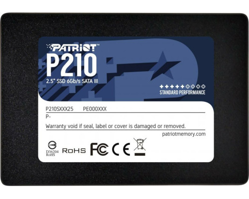 SSD Patriot P210 128GB 2.5" 7mm SATAIII 3D QLC (P210S128G25)