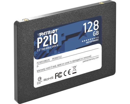 SSD Patriot P210 128GB 2.5" 7mm SATAIII 3D QLC (P210S128G25)